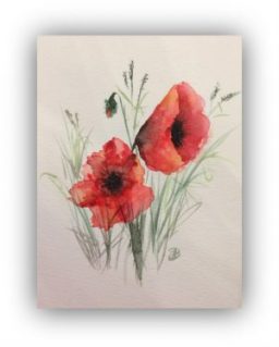 Workshop – Tuesday 14th September 2021 – Watercolours for beginners